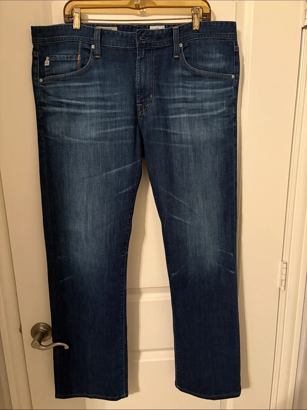Men's AG Dark Blue Denim Jeans